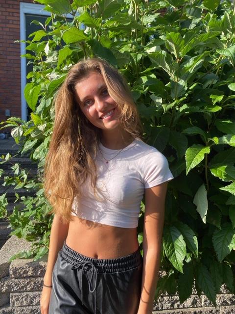 Coreen crop top lyserød