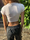 Coreen crop top lyserød