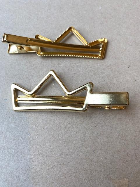 Laval hårclips guld