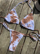Fay bikini hvid/brun