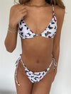 Antiqua bikini - hvid med sommerfugle