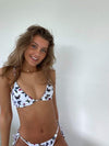 Antiqua bikini - hvid med sommerfugle