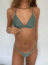 Saint Lucia bikini - kaki grøn