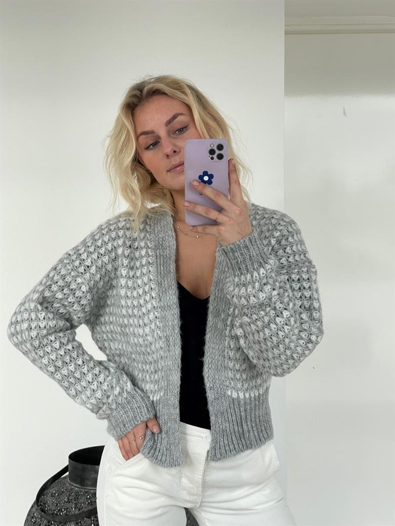 Silja cardigan grå