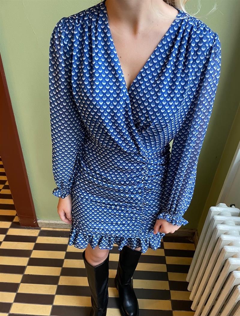 Matilde W kjole blå