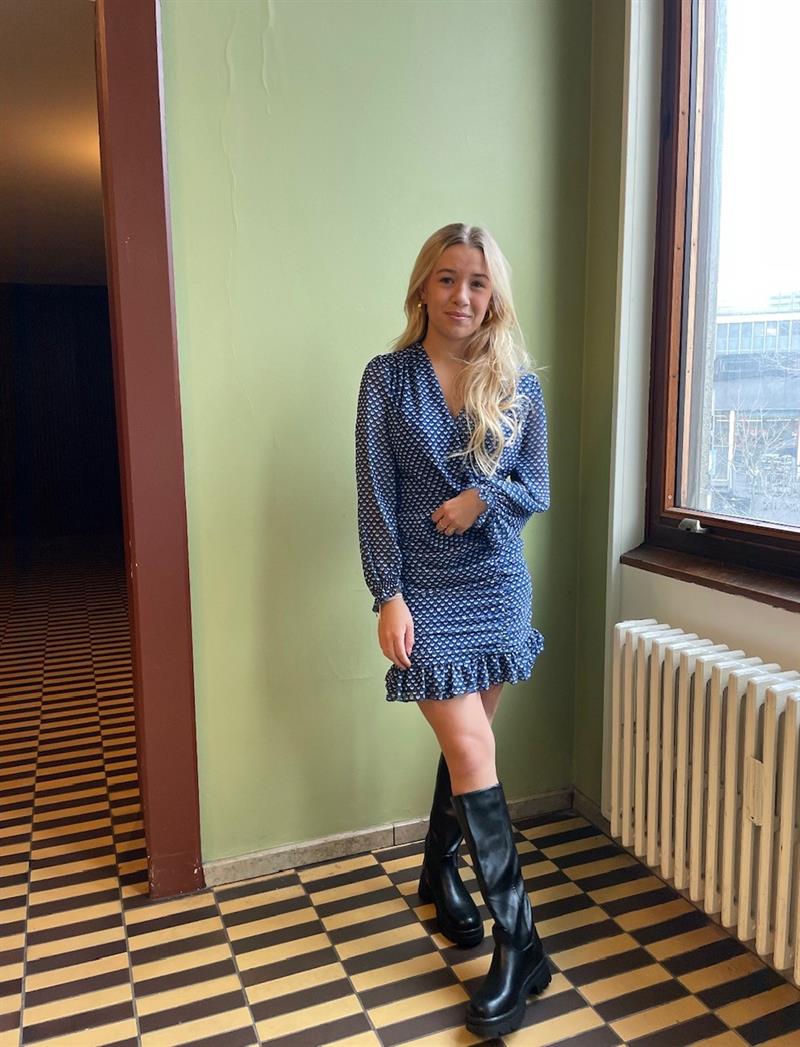 Matilde W kjole blå