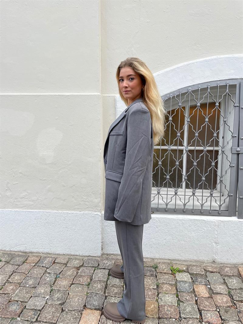 Premium - oversized blazer grå