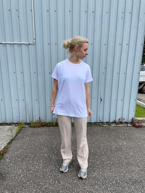 College t-shirt oversized white sportsclub