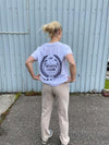 College t-shirt oversized white sportsclub