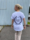 College t-shirt oversized white sportsclub
