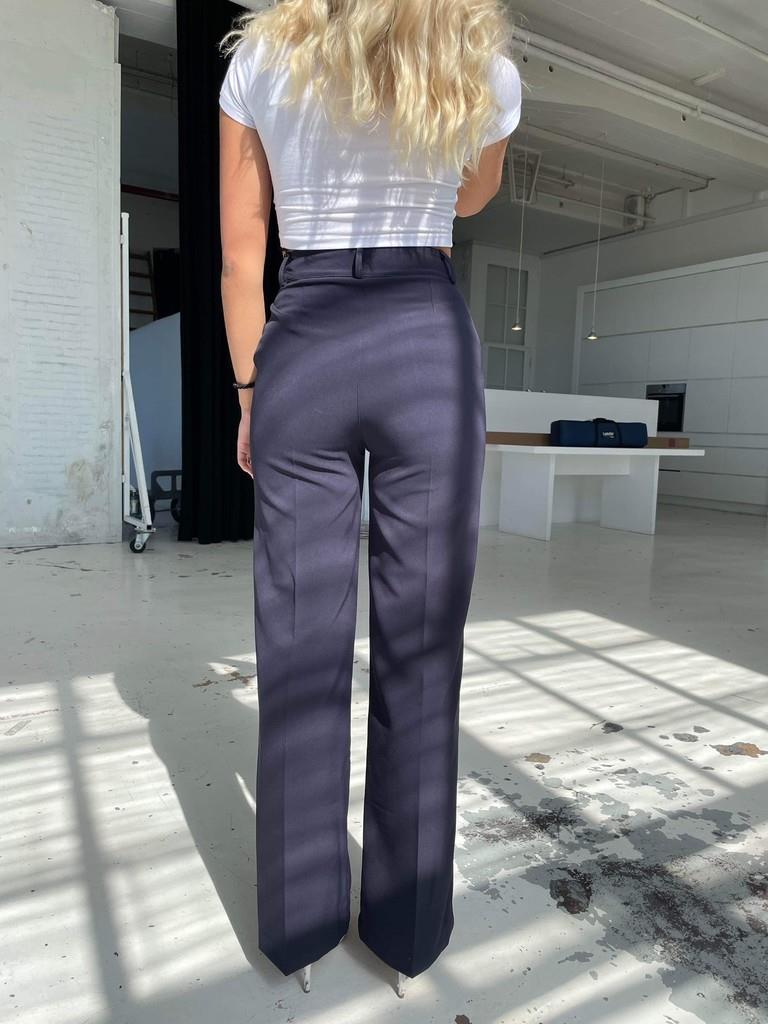 Classic wide bukser navy