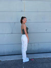 Janni cowboy bukser - off white