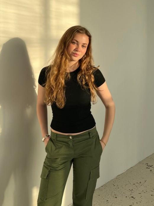 Anna Olympia tee - sort