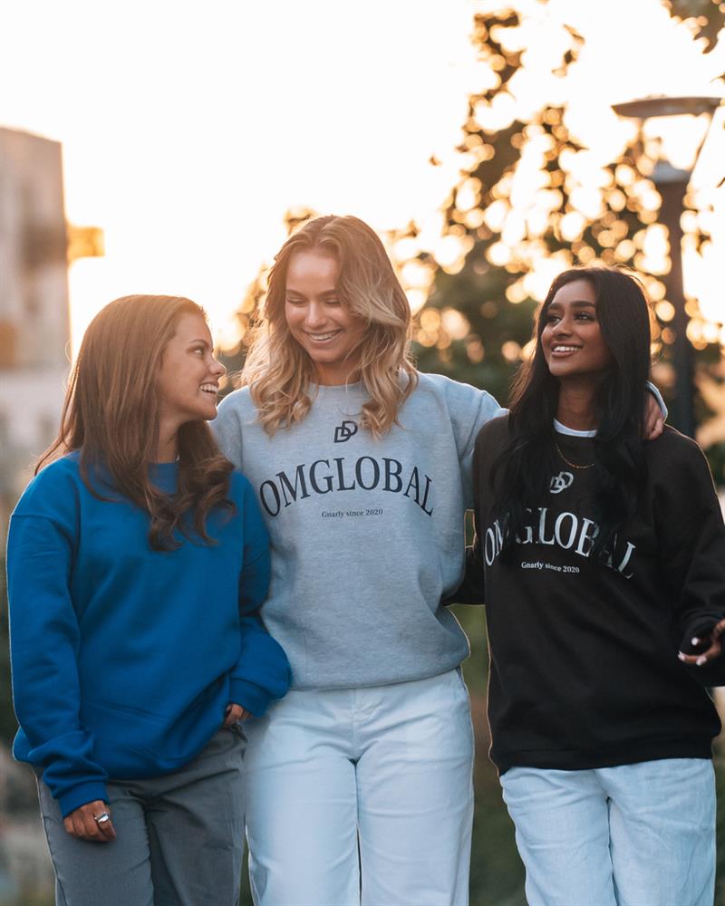 Omglobal sweatshirt - brun
