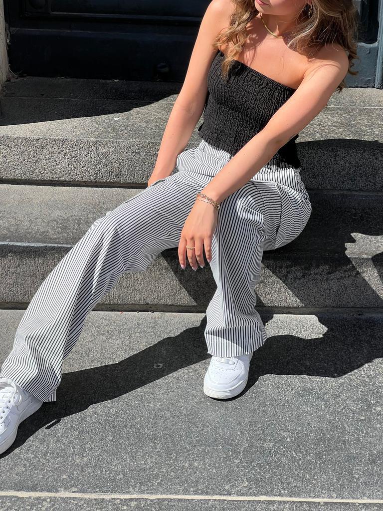 Inge crop top - Sort