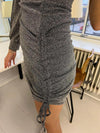 Kalina one shoulder kjole - sølv
