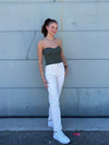 Janni cowboy bukser - off white