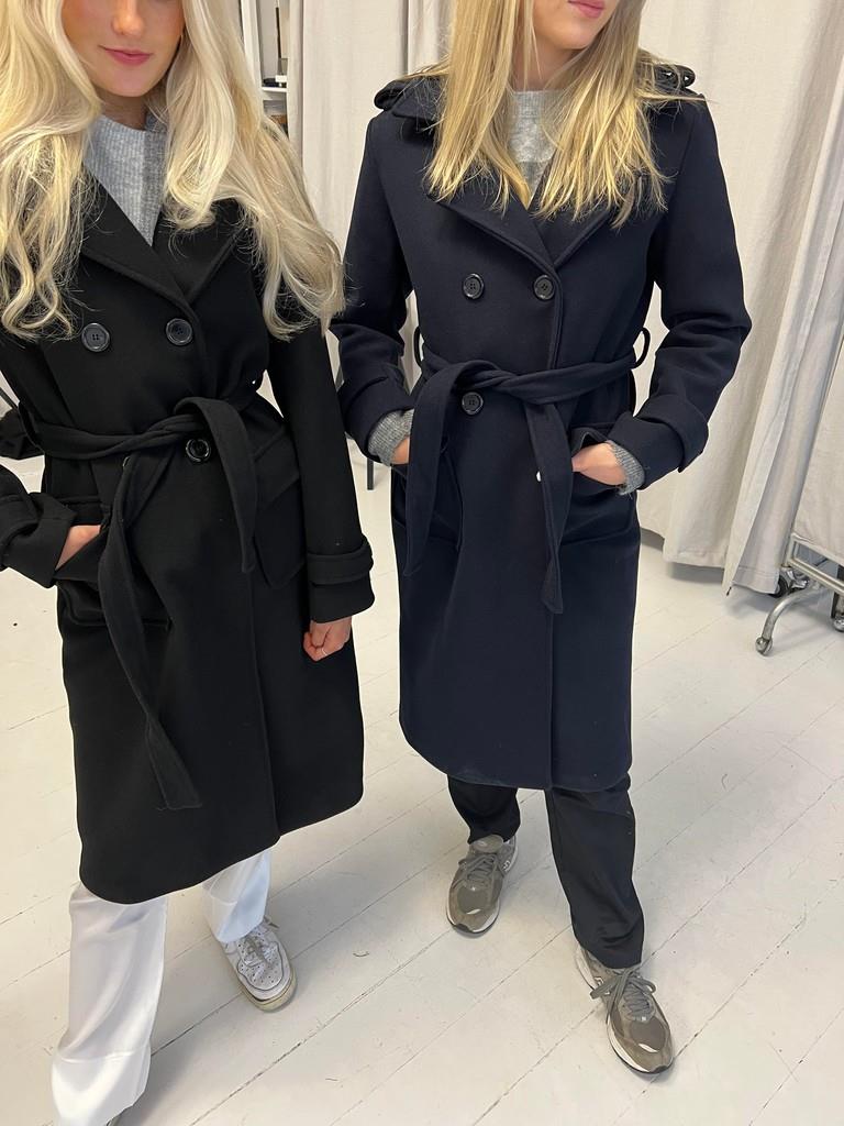 Ginalli frakke lang - navy