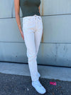 Janni cowboy bukser - off white