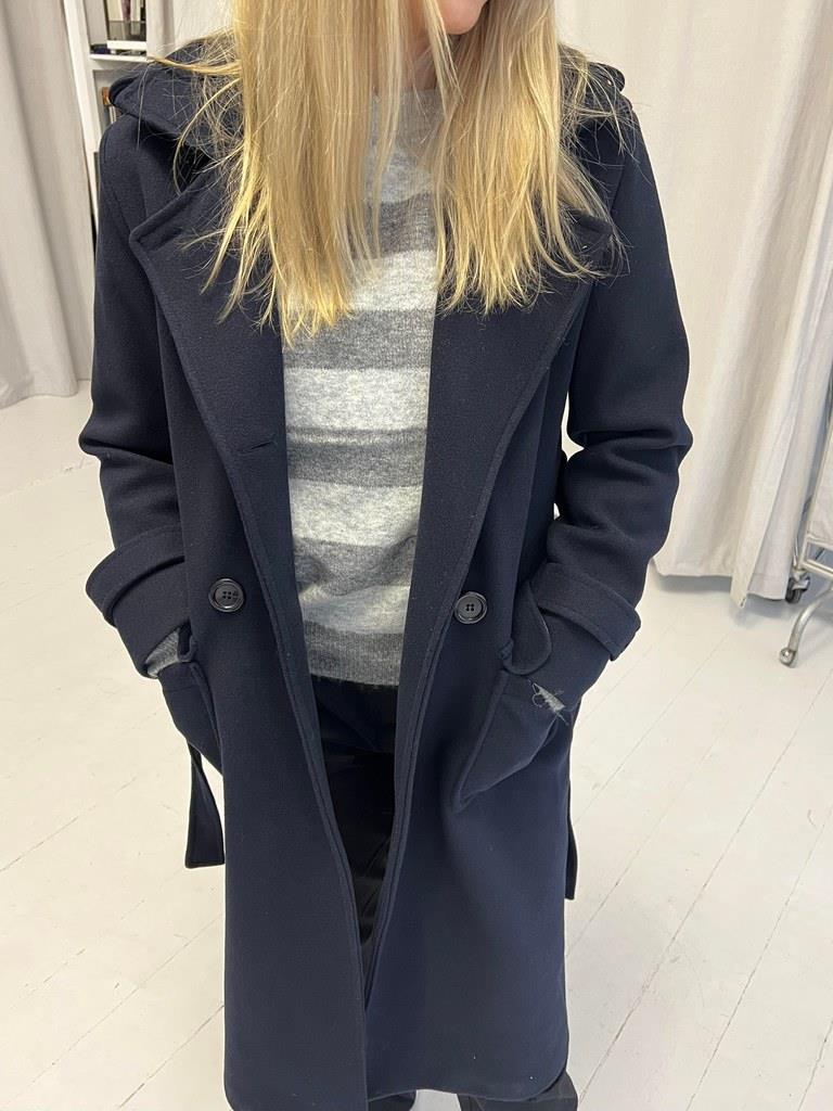 Ginalli frakke lang - navy