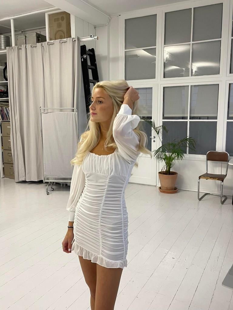 Joanna kjole - hvid