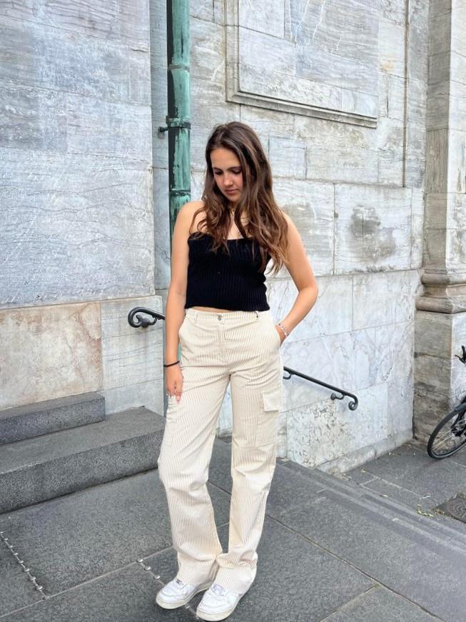 Kikki strik top - sort