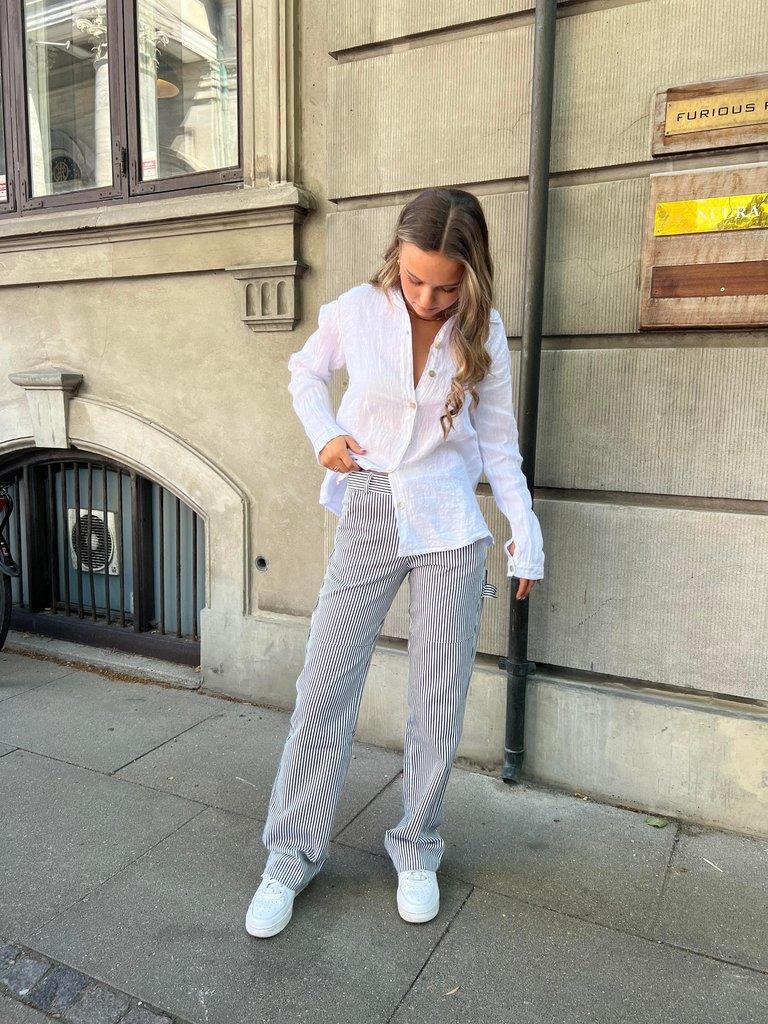 Lovisa hør skjorte hvid