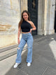 Soya one shoulder top - sort