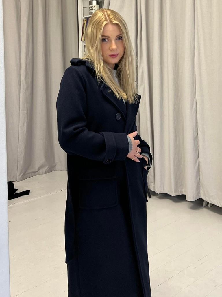 Ginalli frakke lang - navy