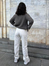 Janni cowboy bukser - off white