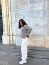 Janni cowboy bukser - off white