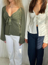 Maddy bluse - kaki