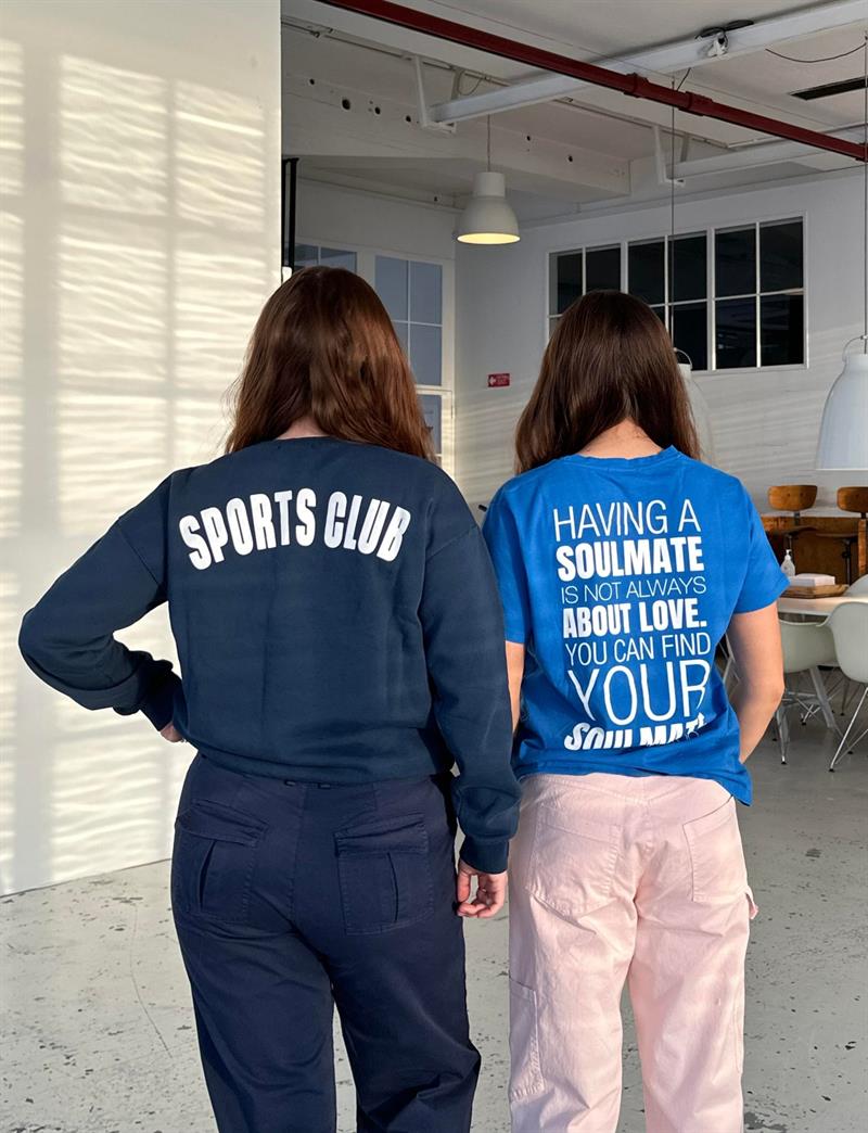 Mathilde & Anna - t-shirt blå