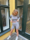 Hummel seamless korte tights grå