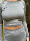 Hummel seamless langærmet t-shirt grå