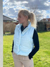 Kate dunvest blå/hvid tern
