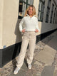 Matilde W hør bukser beige