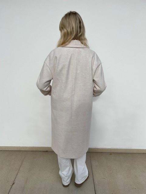 Paisley frakke off white/hvid