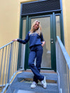 Peddey - College sweatpants navy