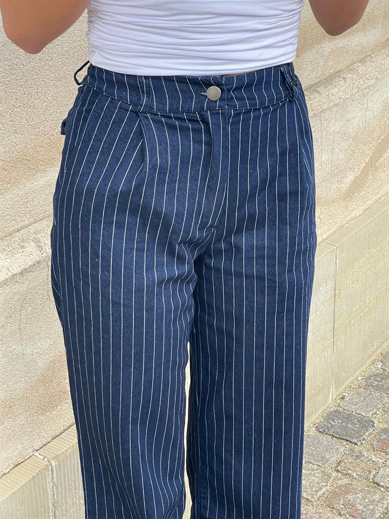 Premium - stribet bukser – Design Si