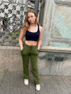 Anna Olympia sweatpants - Kaki