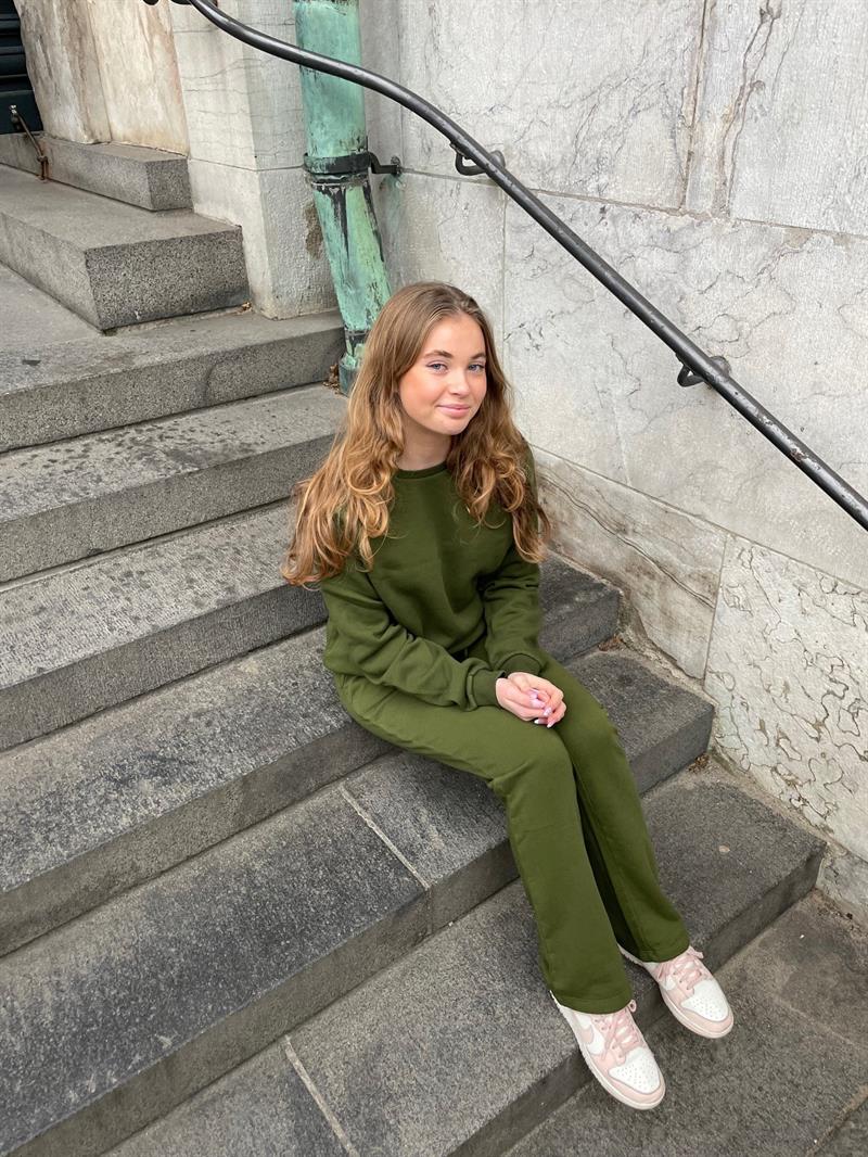 Anna Olympia sweatshirt - Kaki