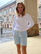 Samanta sweatshorts lyseblå