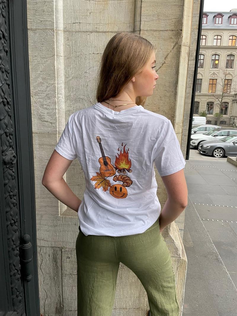 Anna Olympia Fall t-shirt - Hvid